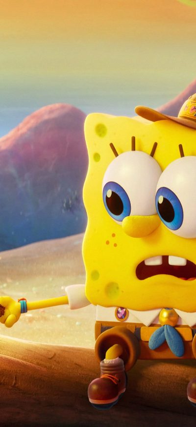 Fond d'écran iPhone SpongeBob And Gary Cute 4k