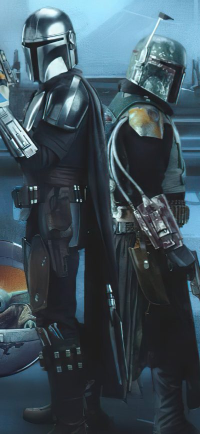 Fond d'écran iPhone Star War Mandalorians Are Stronger Together 5k
