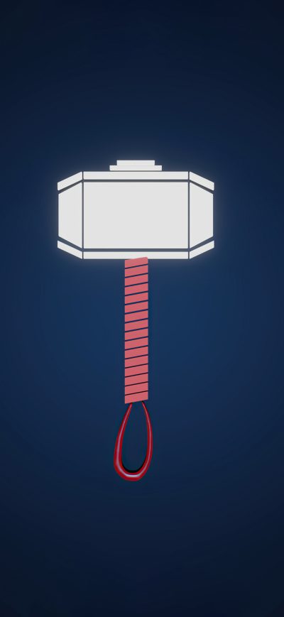 Fond d'écran iPhone Thor Minimal 4k