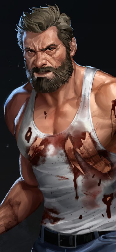 Fond d'écran iPhone Wolverine Hugh 4k