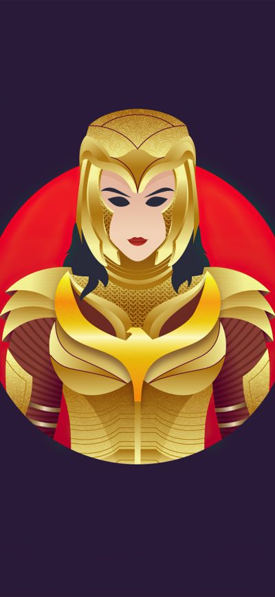 Fond d'écran iPhone Wonder Woman Minimalism 4k 2020