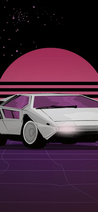 Fond d'écran iPhone Maserati Boomerang 8k