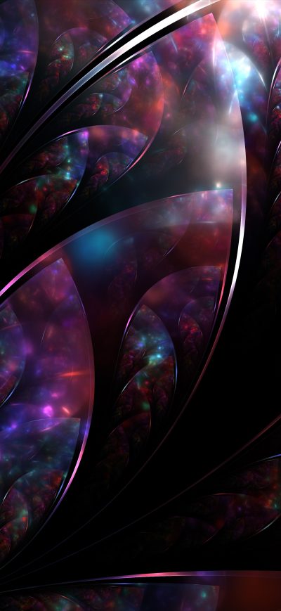 Fond d'écran iPhone Wings Abstract Fractal 5k