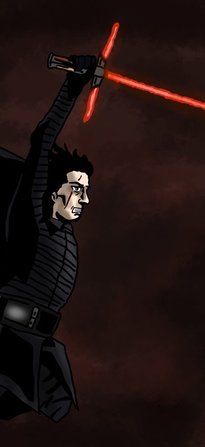 Fond d'écran iPhone Kylo Ren Star Wars The Last Jedi 5k Artwork