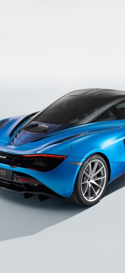 Fond d'écran iPhone McLaren MSO 720S Pacific Theme 2018 Rear View
