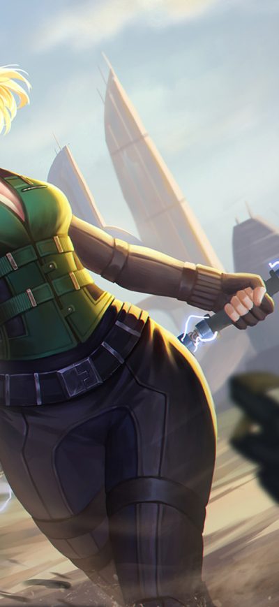 Fond d'écran iPhone Black Widow In Avengers Infinity War 2018 Artwork HD