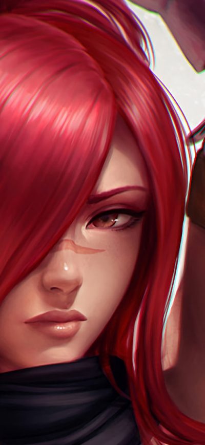 Fond d'écran iPhone Digital Art Red Head Mirco Cabbia Scarlet Erza Fairy Tail