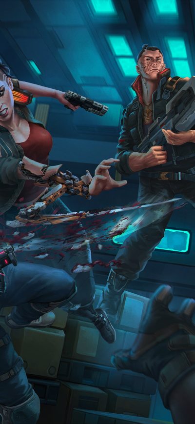 Fond d'écran iPhone Cyberpunk 2077 Game Art