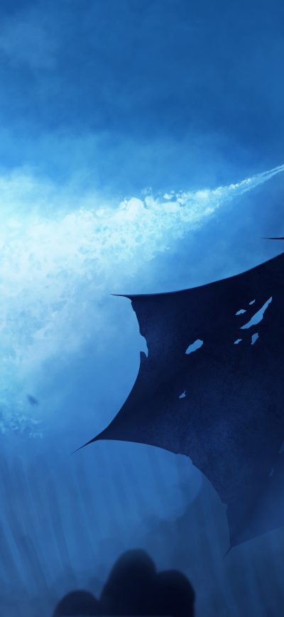 Fond d'écran iPhone White Walker Dragon Breaking The Wall