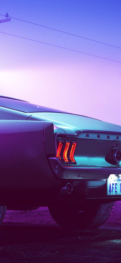 Fond d'écran iPhone Mustang Scorpion Motel