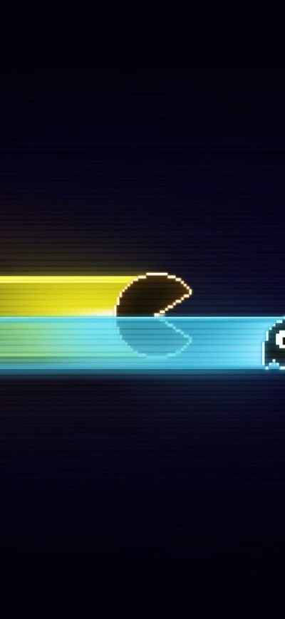 Fond d'écran iPhone Pacman Minimalism