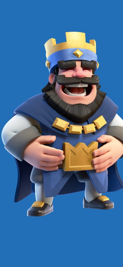 Fond d'écran iPhone Clash Royale Blue King