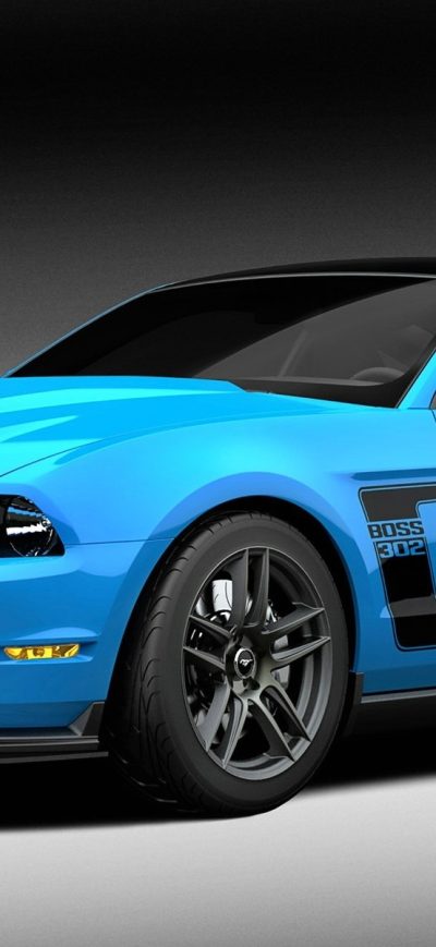 Fond d'écran iPhone Muscle Blue Car