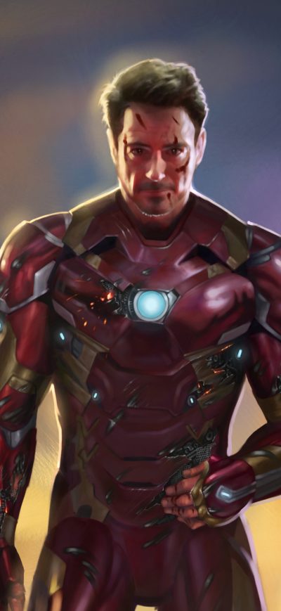 Fond d'écran iPhone Iron Man Captain America Thor Fan Art