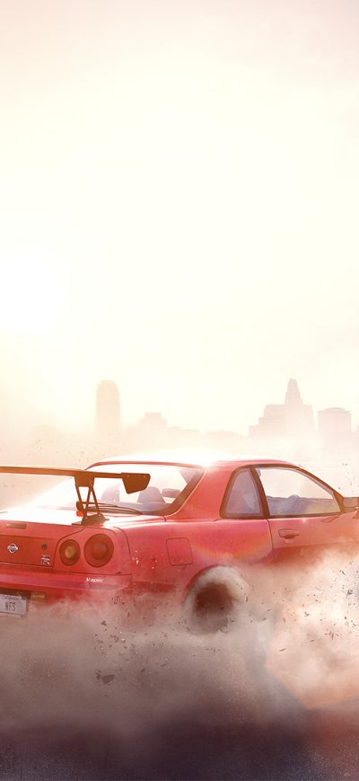 Fond d'écran iPhone Need For Speed Payback Nissan GTR
