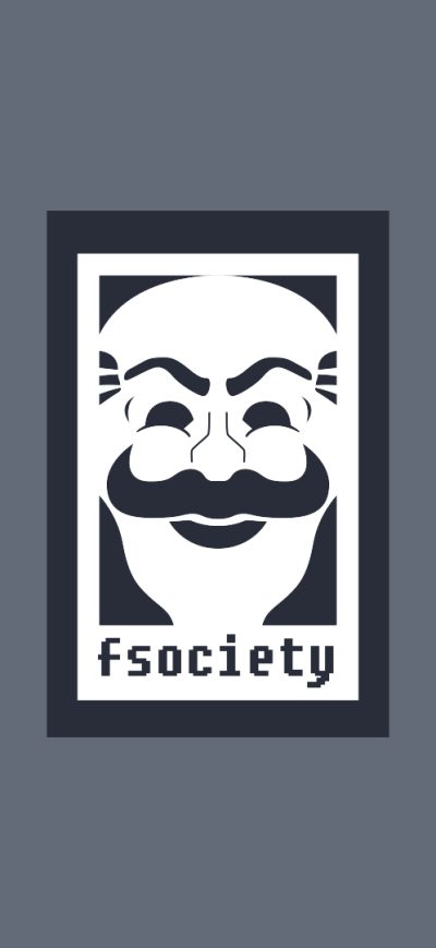 Fond d'écran Fsociety sur iPhone