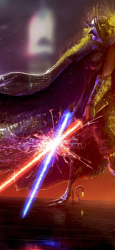 Fond d'écran iPhone Lightsaber Star Wars Artwork