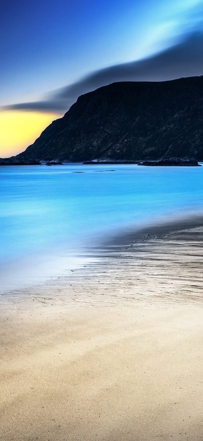 Fond d'écran iPhone Night Beach 4k