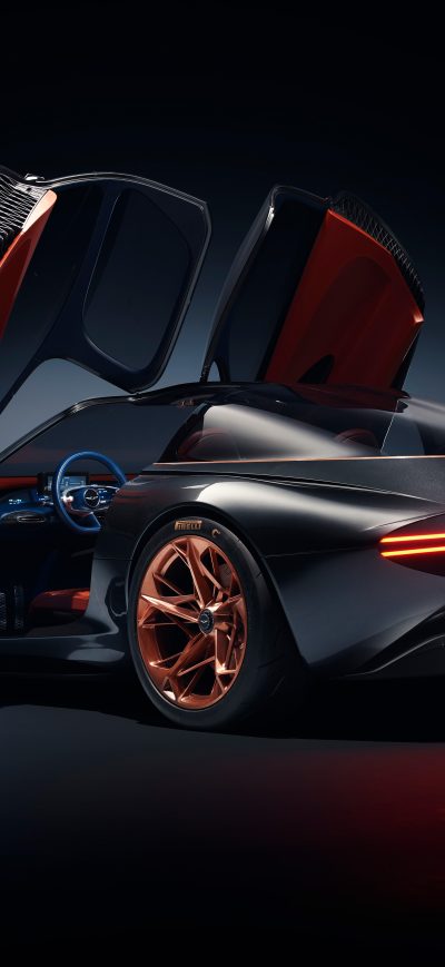 Fond d'écran 2018 Genesis Essentia Concept sur iPhone