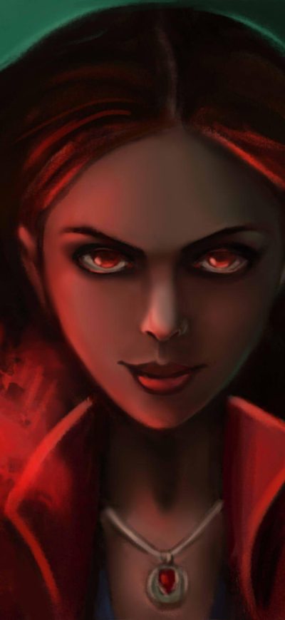 Fond d'écran iPhone Scarlet Witch HD Art