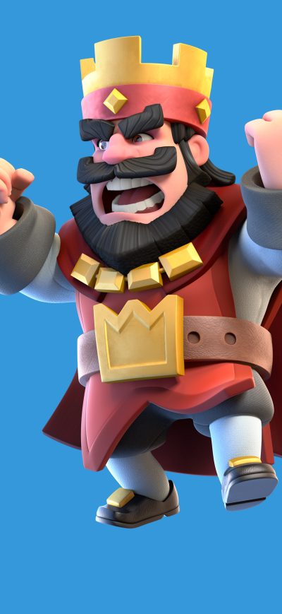 Fond d'écran iPhone Clash Royale Red King