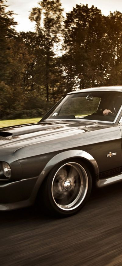 Fond d'écran Mustang GT500 sur iPhone