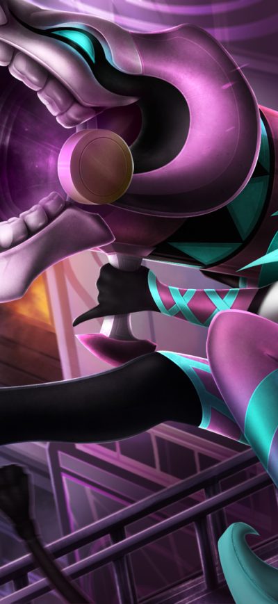 Fond d'écran League Of Legends Jinx sur iPhone