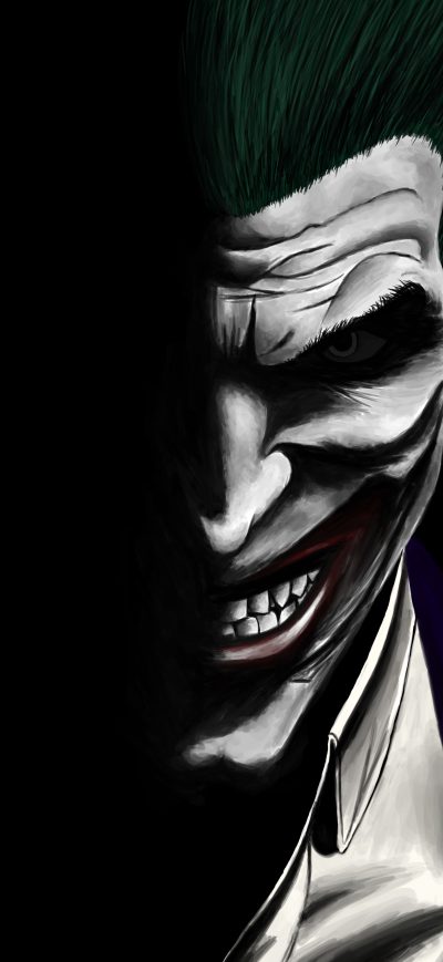 Fond d'écran Joker Artwork 5k sur iPhone