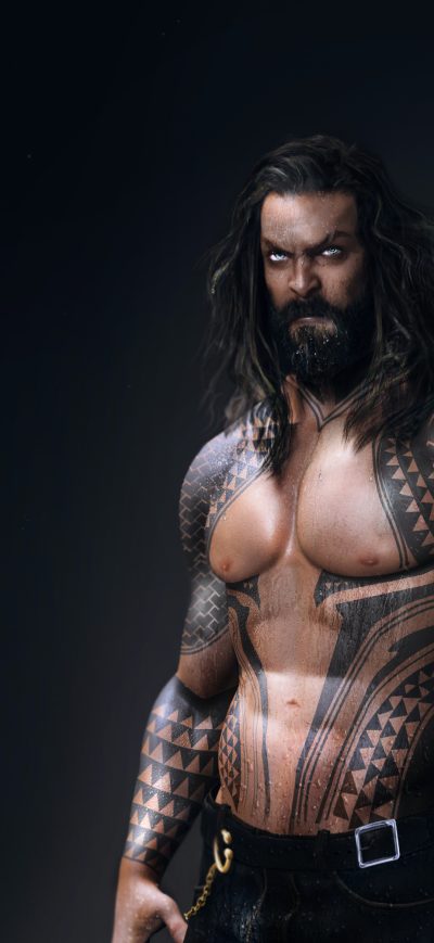 Fond d'écran iPhone Aquaman Jason Momoa 4k