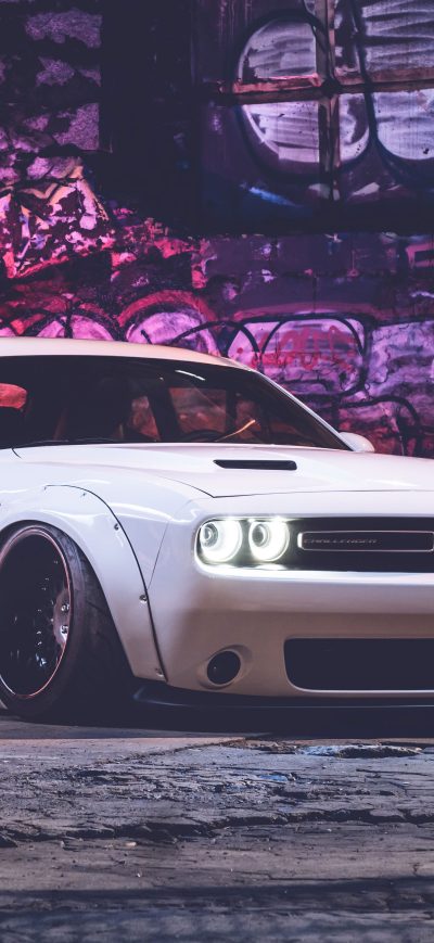 Fond d'écran iPhone Dodge Challenger 5k