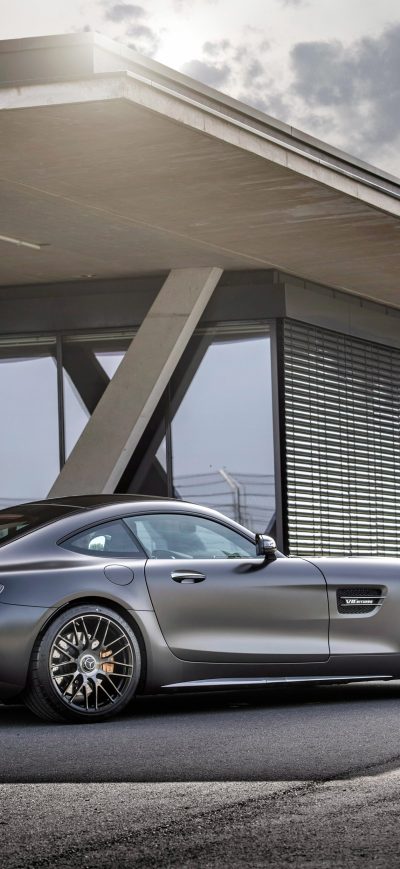 Fond d'écran iPhone Mercedes AMG GT C Edition 50 2017 Rear