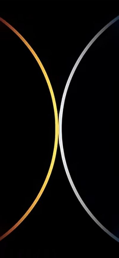 Fond d'écran iPhone Two Circles 8k