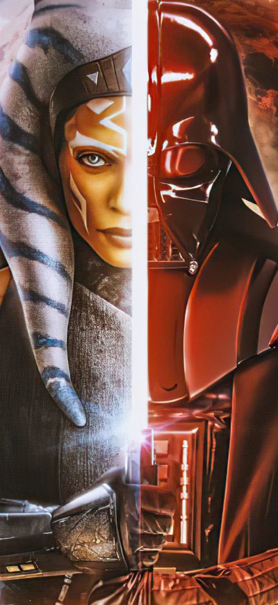 Fond d'écran iPhone Star Wars Ahsoka 4k