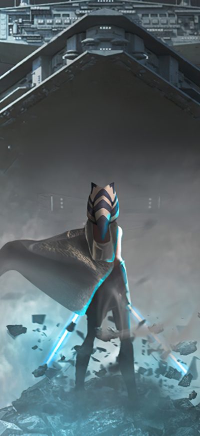Fond d'écran iPhone Ahsoka Obi Wan Kenobi 5k