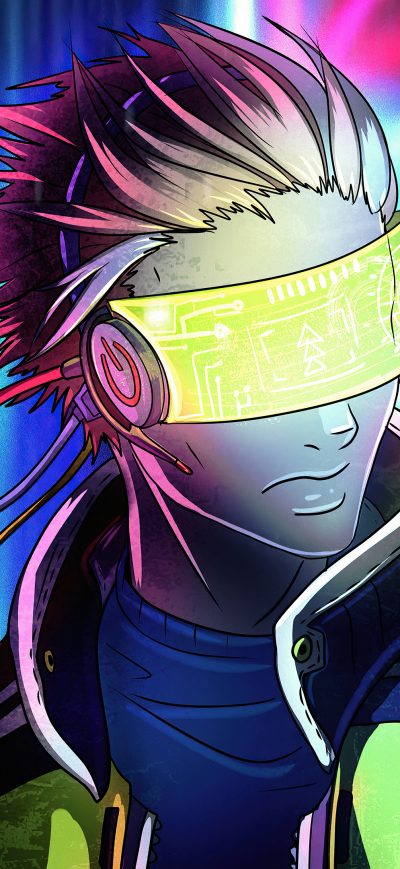 Fond d'écran iPhone Anime Scifi Ninja 4k