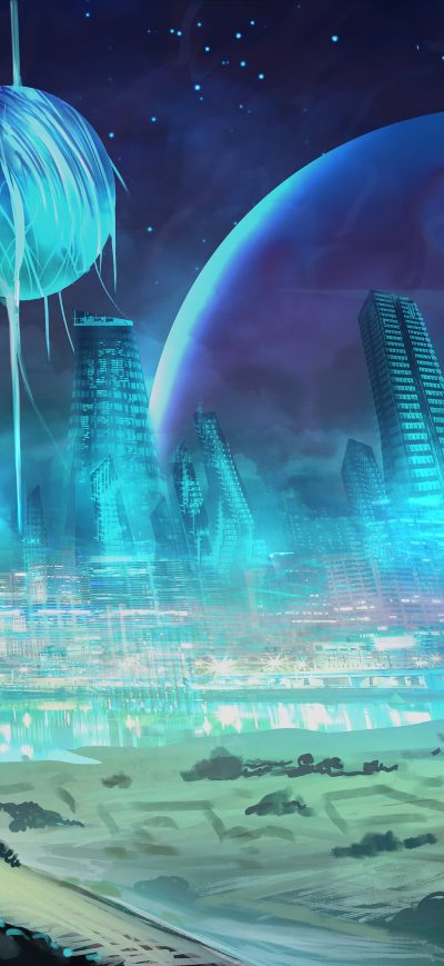 Fond d'écran iPhone Misterious Sphere World 4k