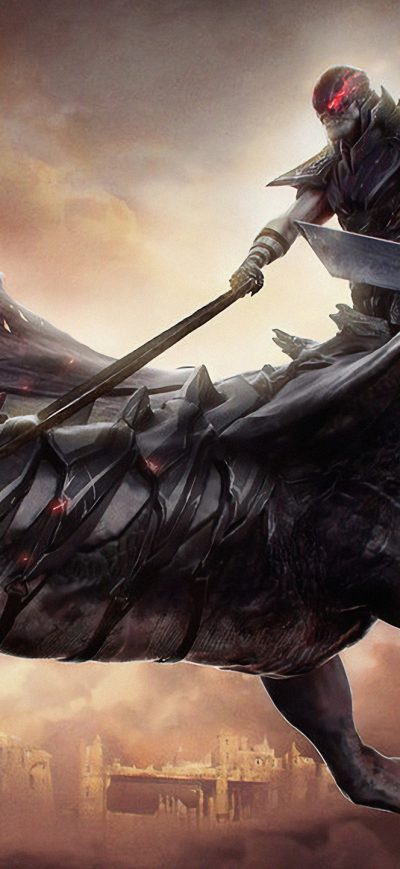 Fond d'écran Dark Rider sur iPhone