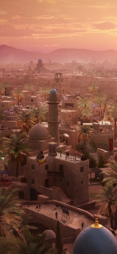 Fond d'écran iPhone Assassins Creed Mirage PS5
