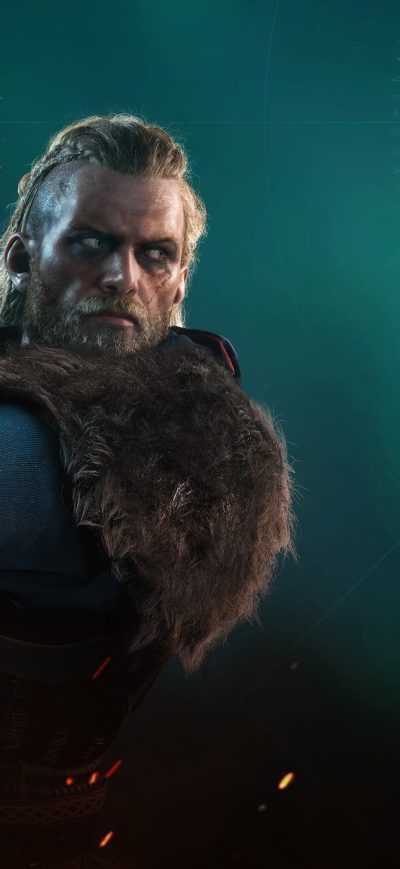 Fond d'écran iPhone Eivor Axe Ac Valhalla 4K