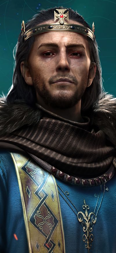 Fond d'écran iPhone Assassins Creed Valhalla Aelfred The Great 8K