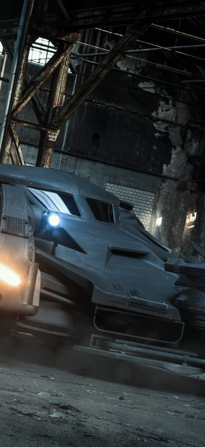 Fond d'écran iPhone Batman V Superman Batmobile