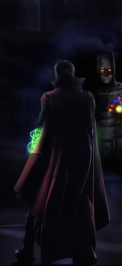 Fond d'écran iPhone Batman Infinity Gauntlet Doctor Strange