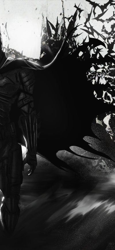 Fond d'écran iPhone The Batman Artwork 2020 4k
