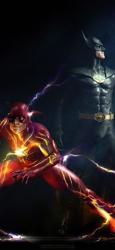 Fond d'écran iPhone Batman And Flash 2021