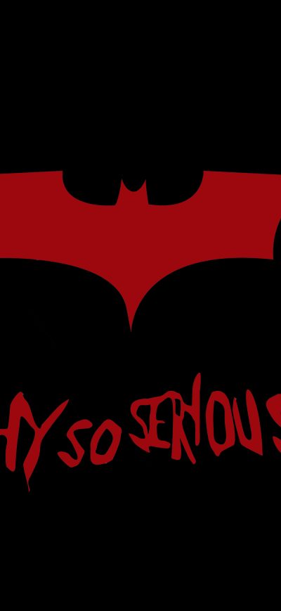 Fond d'écran Batman Logo 8k sur iPhone