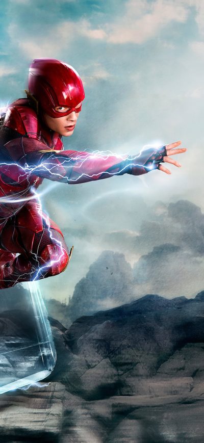 Fond d'écran iPhone Justice League Flash 2018