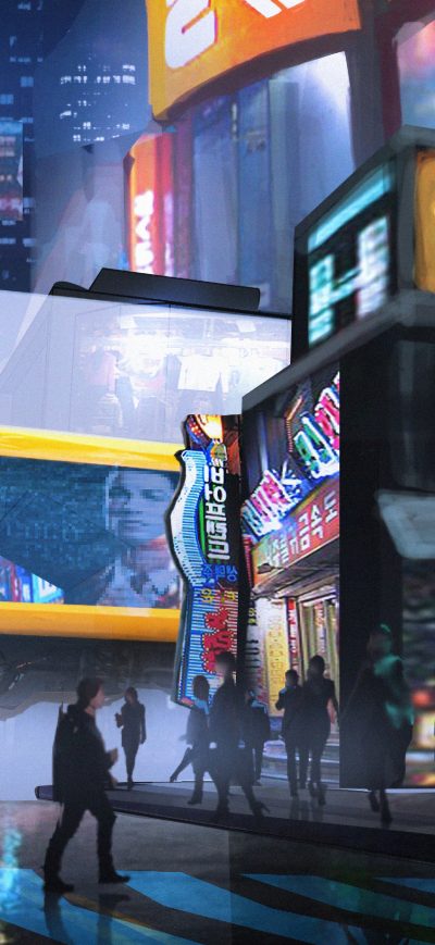 Fond d'écran iPhone Blade Runner Art 4k
