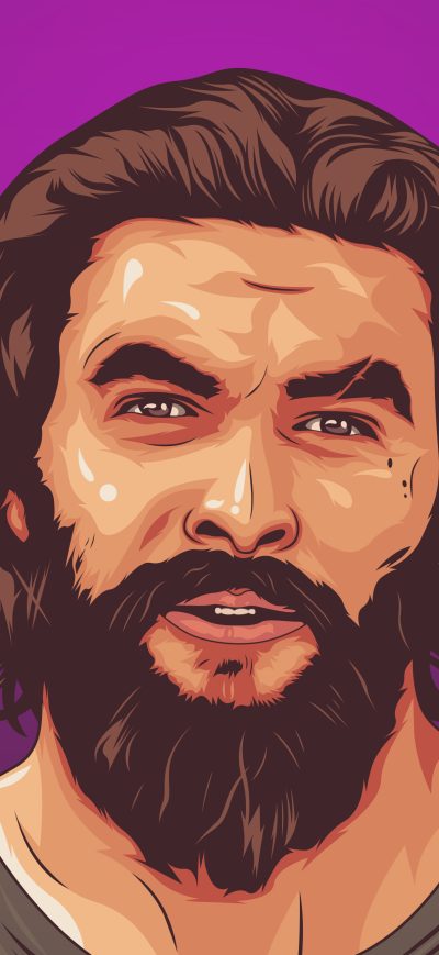 Fond d'écran iPhone Jason Momoa Artwork