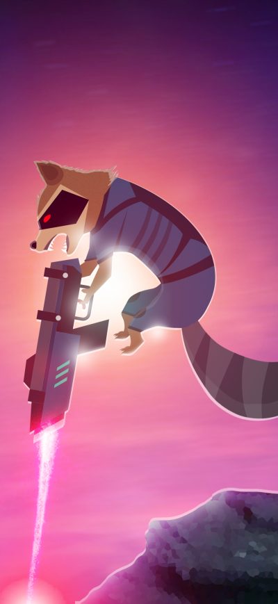 Fond d'écran iPhone Rocket Raccoon
