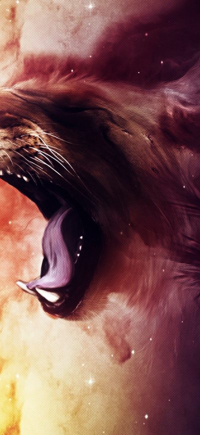 Fond d'écran iPhone Roaring Lion